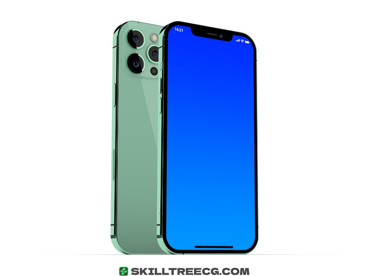 图片[2]-iPhone 12 PSD Mockups in All Colors（448565）-技能树